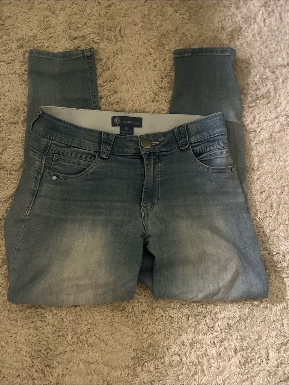 Democracy Women’s Straight Leg Jeans Sz 8